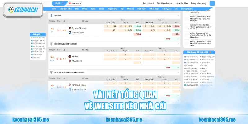 Kèo Nhà Cái | KeoNhaCai5 Chuyên Trang Soi Kèo Thể Thao Hot Nhất 164 Vài nét tổng quan về website Kèo Nhà Cái